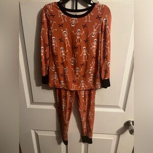 Caden Lane Halloween skeleton pajamas toddler 3T